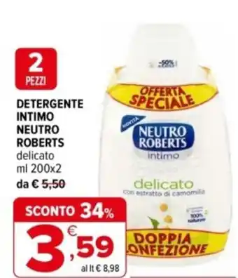 Iperal Detergente intimo neutro roberts delicato offerta