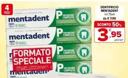 Iperal Dentifricio mentadent offerta