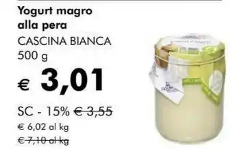 NaturaSì Yogurt magro biologico 500 g(ml) offerta
