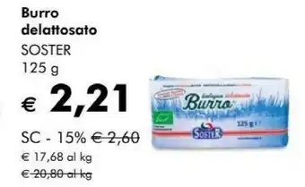 NaturaSì Burro delattosato offerta