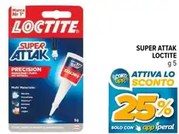 Iperal Super attak loctite offerta