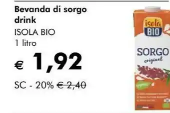 NaturaSì Buongiorno sorgo! biologico 1000 g(ml) offerta