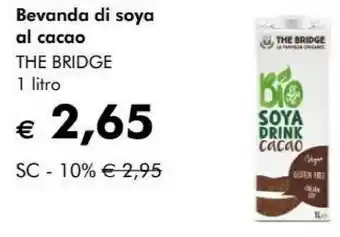 NaturaSì The bridge bevanda di soya al cacao 1000 ml offerta