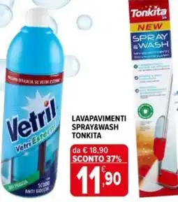 Iperal Lavapavimenti spray&wash tonkita offerta