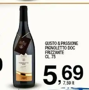 Sigma Pignoletto doc frizzante offerta