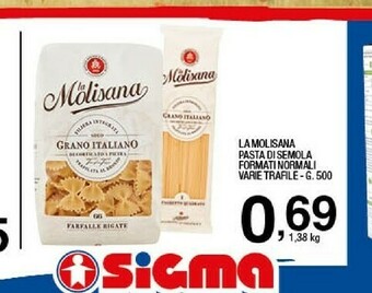 Sigma Pasta di semola offerta