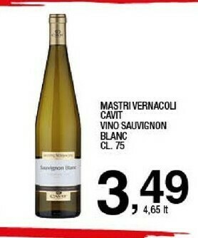Sigma Mastri vernacoli vino sauvignon blanc offerta