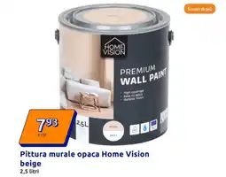 Action Pittura murale opaca home vision beige offerta