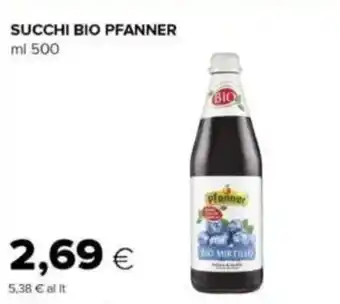 Tigre Succhi bio PFANNER offerta