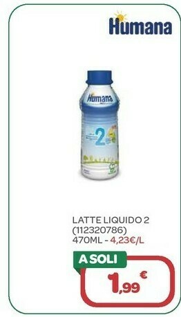 Bimbo Store Latte liquido 2 470ml offerta