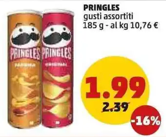 PENNY PRINGLES gusti assortiti offerta