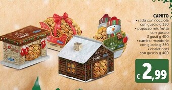 Deco Supermercati Slitta con nocciole con guscio offerta