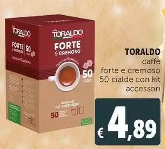 Deco Supermercati Toraldo caffè forte e cremoso 50 cialde con kit offerta