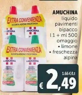 Deco Supermercati Liquido pavimenti offerta