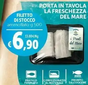 Deco Supermercati Filetto di stocco ammollato offerta