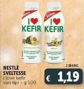 Deco Supermercati Sveltesse i love kefir dalla tradiziona caucasica gusto fragola offerta