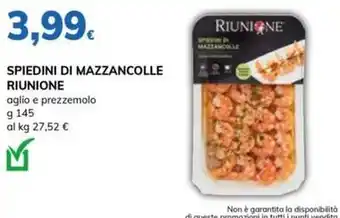 Basko Spiedini di mazzancolle riunione offerta
