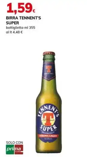 Basko Birra TENNENT'S SUPER offerta