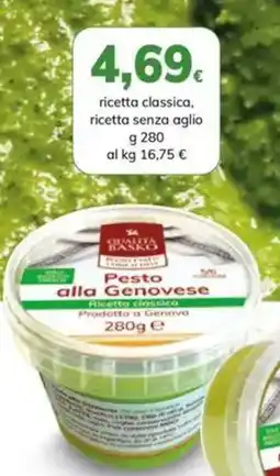 Basko Ricetta classica, ricetta senza aglio offerta