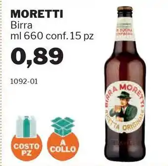 GrosMarket MORETTI Birra offerta