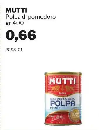 GrosMarket MUTTI Polpa di pomodoro offerta