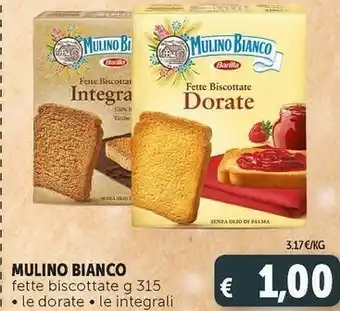 Deco Supermercati Fette biscottate le integrali 315 g(ml) offerta