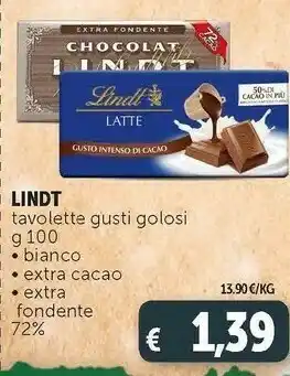 Deco Supermercati Cioccolato al latte 100 g(ml) offerta