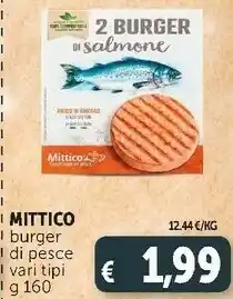 Deco Supermercati Burger di pesce 160 g offerta