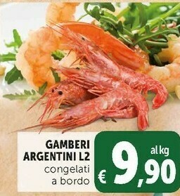 Deco Supermercati Gamberi argentini l2 offerta
