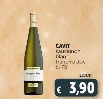 Deco Supermercati Sauvignon blanc trentino doc 750 ml offerta