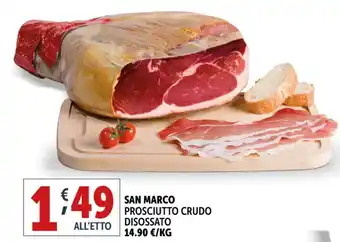 Deco Supermercati San marco prosciutto crudo disossato offerta