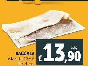 Deco Supermercati Baccalà offerta