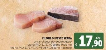 Deco Supermercati Filone di pesce spada offerta