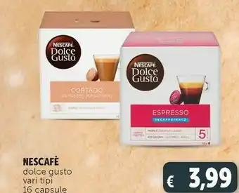 Deco Supermercati Nescafé dolce gusto espresso capsule caffè 16 pezzo(i) offerta
