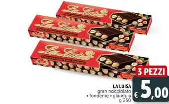 Gran nocciolato extra fondente 250 g(ml)