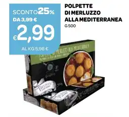 Ekom Polpette di merluzzo alla mediterranea offerta