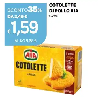 Ekom Cotolette di pollo AIA offerta