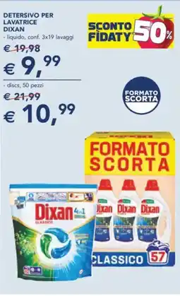 Esselunga Detersivo per lavatrice DIXAN offerta