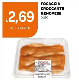 Ekom Focaccia croccante genovese offerta