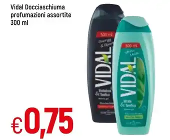 Famila Vidal Docciaschiuma profumazioni assortite 300ml offerta
