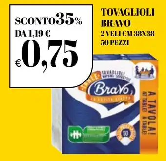Ekom Tovaglioli bravo offerta