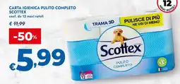 Bennet Carta igienica pulito completo SCOTTEX offerta