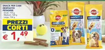 Esselunga Snack per cani dentastix PEDIGREE offerta
