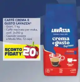 Esselunga Caffè crema e gusto LAVAZZA offerta