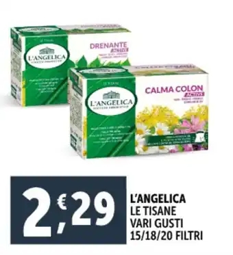 Deco Supermercati L'angelica le tisane vari gusti offerta