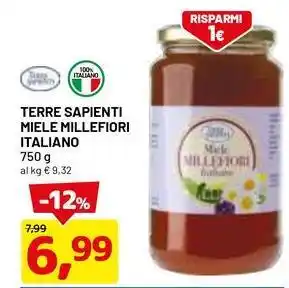 DPiù Terre sapienti miele millefiori italiano offerta