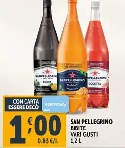 Deco Supermercati San pellegrino bibite vari gusti offerta