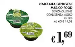 Coal Pesto alla genovese mar.co food senza glutine con/senza aglo offerta