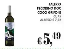 Coal Falerio pecorino doc cocci GRIFONI offerta