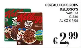 Coal Cereali coco pops KELLOGG'S offerta